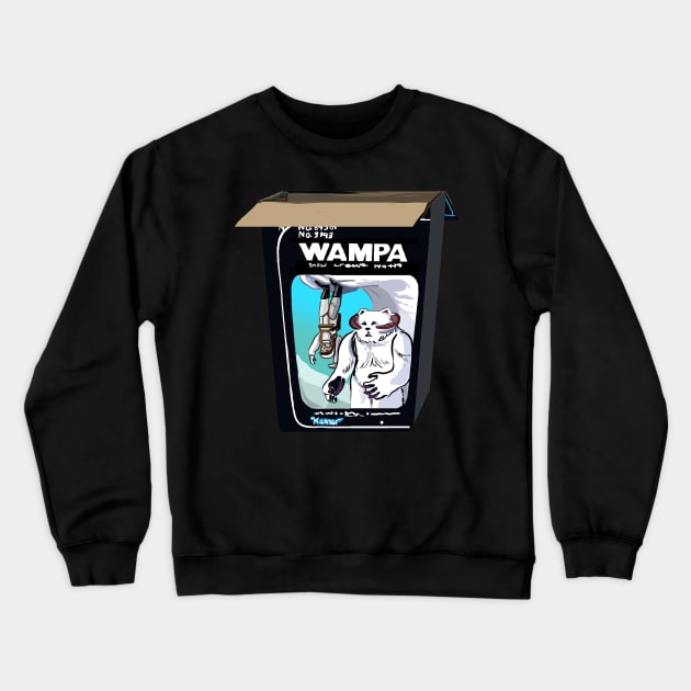 Vintage Wampa Toy Box Sketch Crewneck Sweatshirt by Darth Tuba